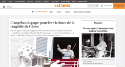 Desktop Screenshot of pape-en-france.blogs.la-croix.com