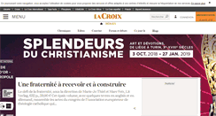 Desktop Screenshot of blogs.la-croix.com