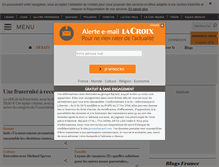 Tablet Screenshot of blogs.la-croix.com