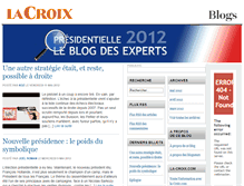 Tablet Screenshot of election-presidentielle.blogs.la-croix.com